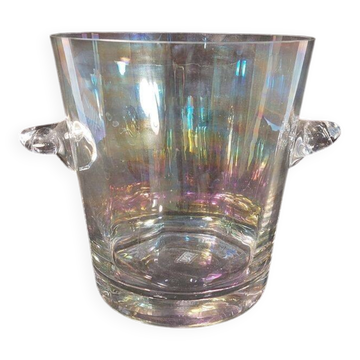 Krosno signed crystal champagne bucket - Poland