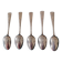 Silver-plated metal spoons, Argonid Booth & Haydens, 1879