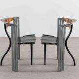 Pair Ota Otanek Chairs by Borek Sipek fort Vitra