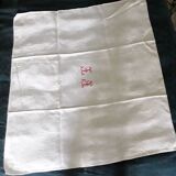 4 old monogrammed napkins