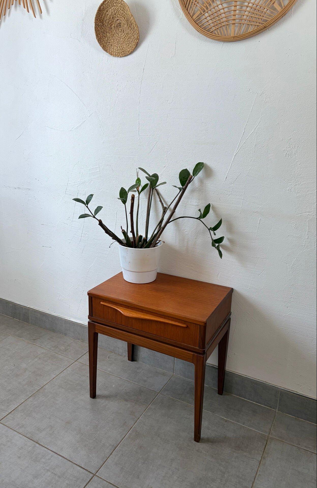 Vintage bedside table from the 1960s.