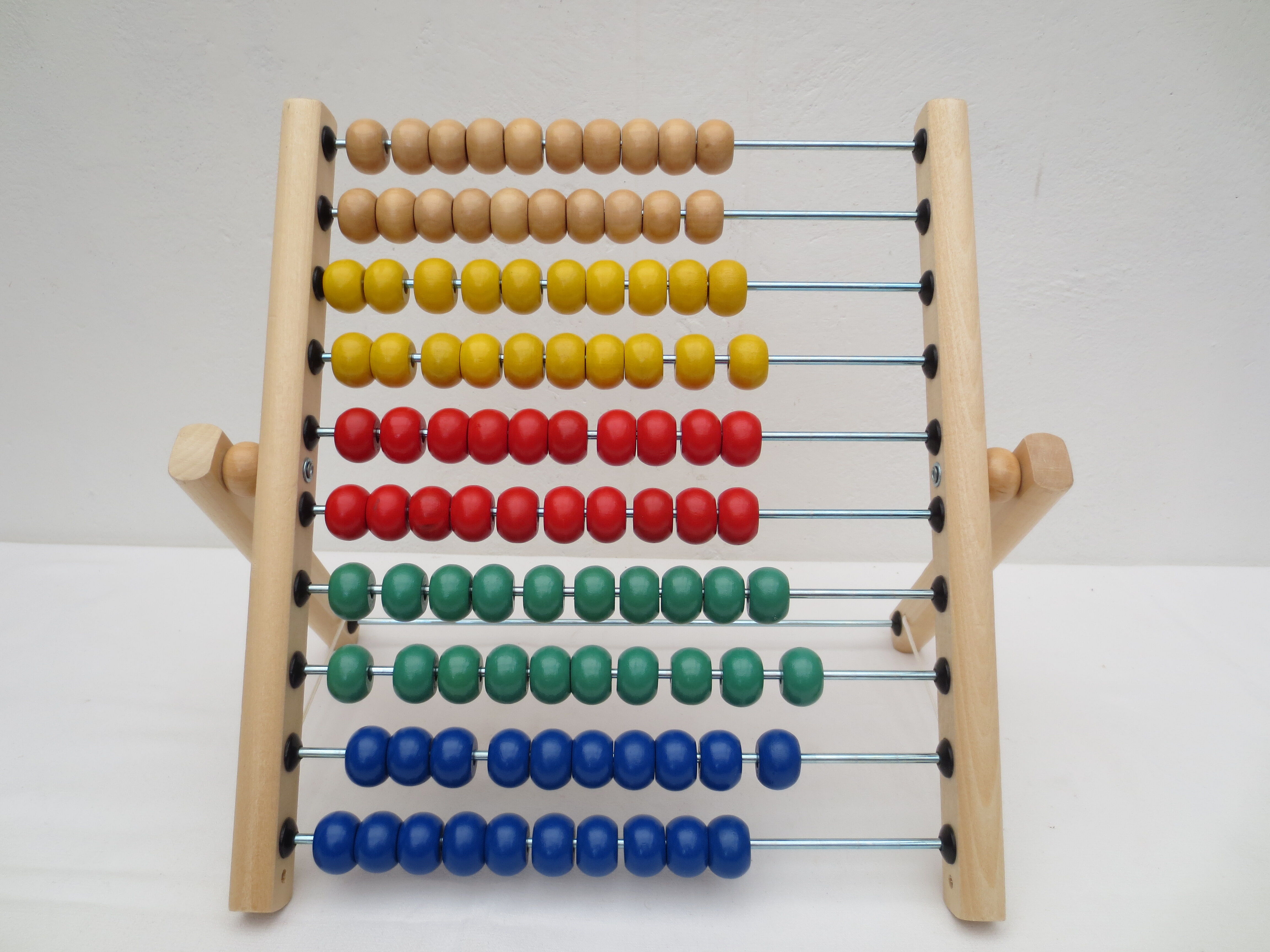 Large coloured wooden abacus for the child's learning