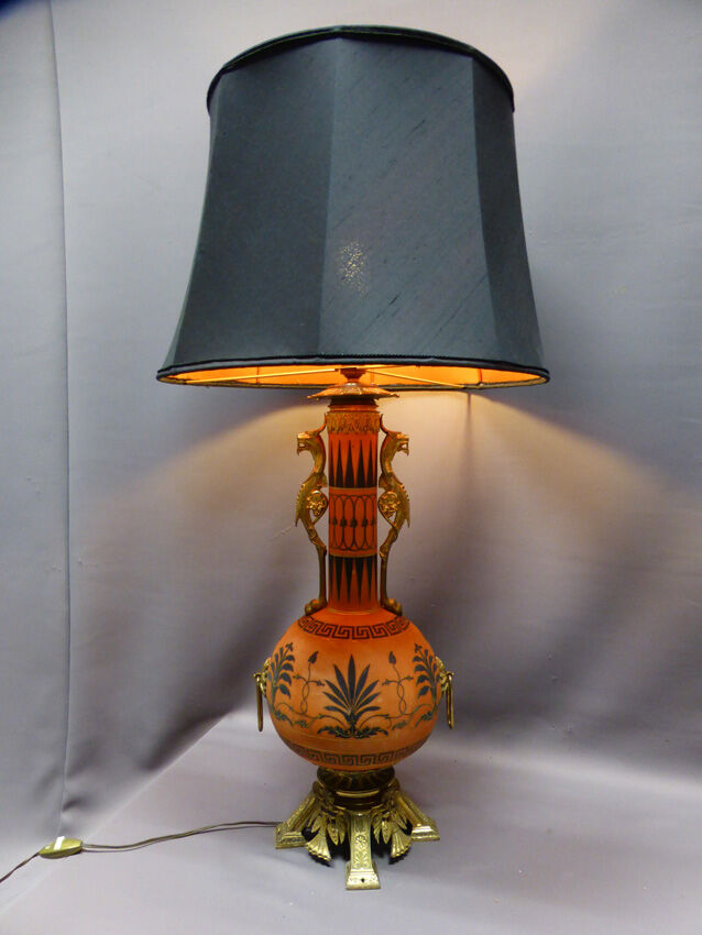 Lamp porcelain Napoleon III