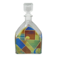 1970s Stunning Decanter or Decorative Bottle by Luigi Bormioli. Made in Ita