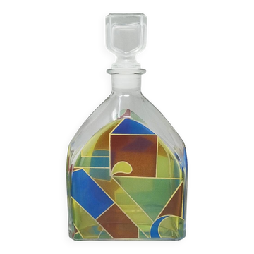 Carafe décorative par Luigi Bormioli, Italie années 1970