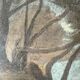 Pastel landscape under glass signed Henri Marchal