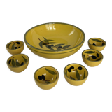 Salad bowl and cups