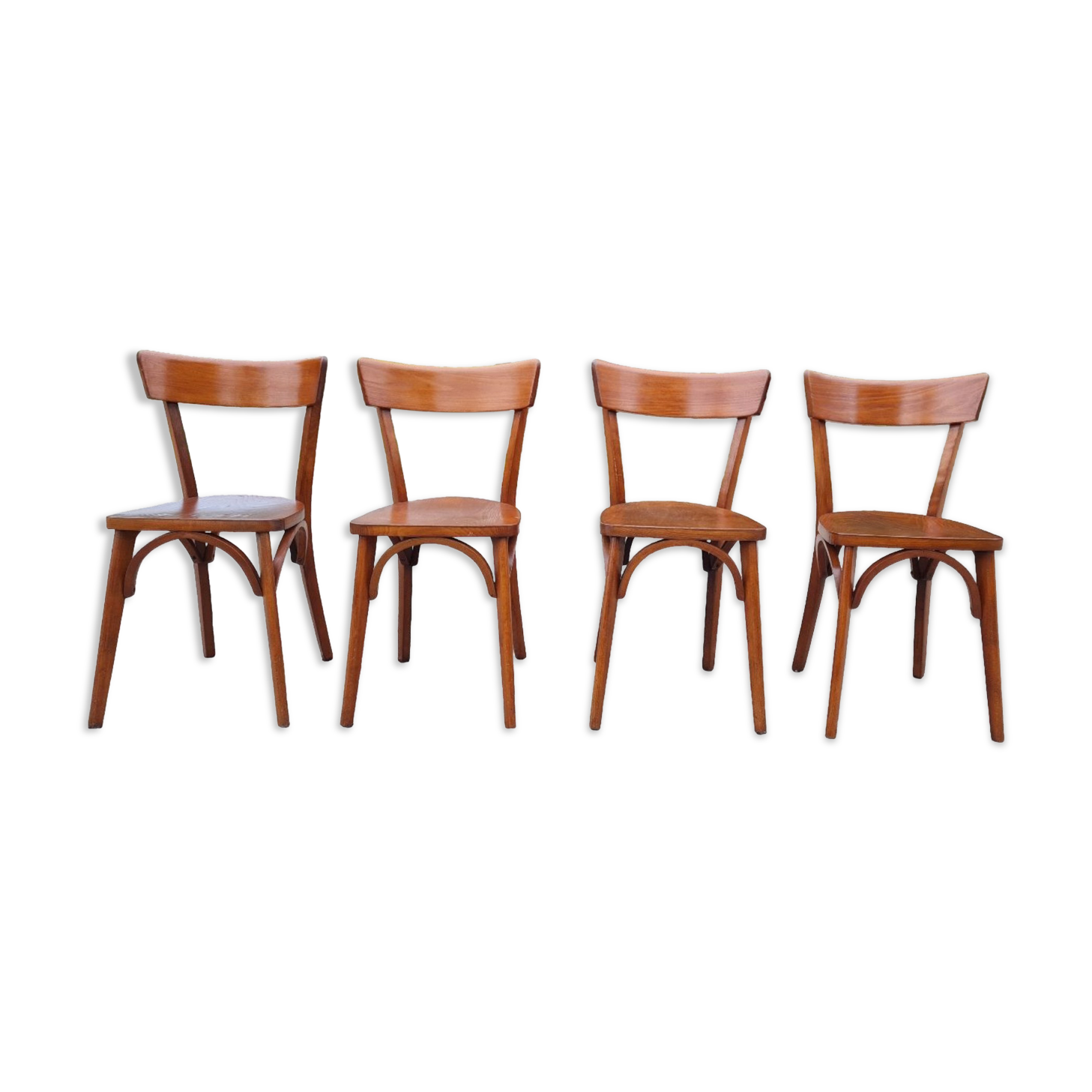 Set of 4 Baumann bistro chairs