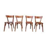 Set of 4 Baumann bistro chairs