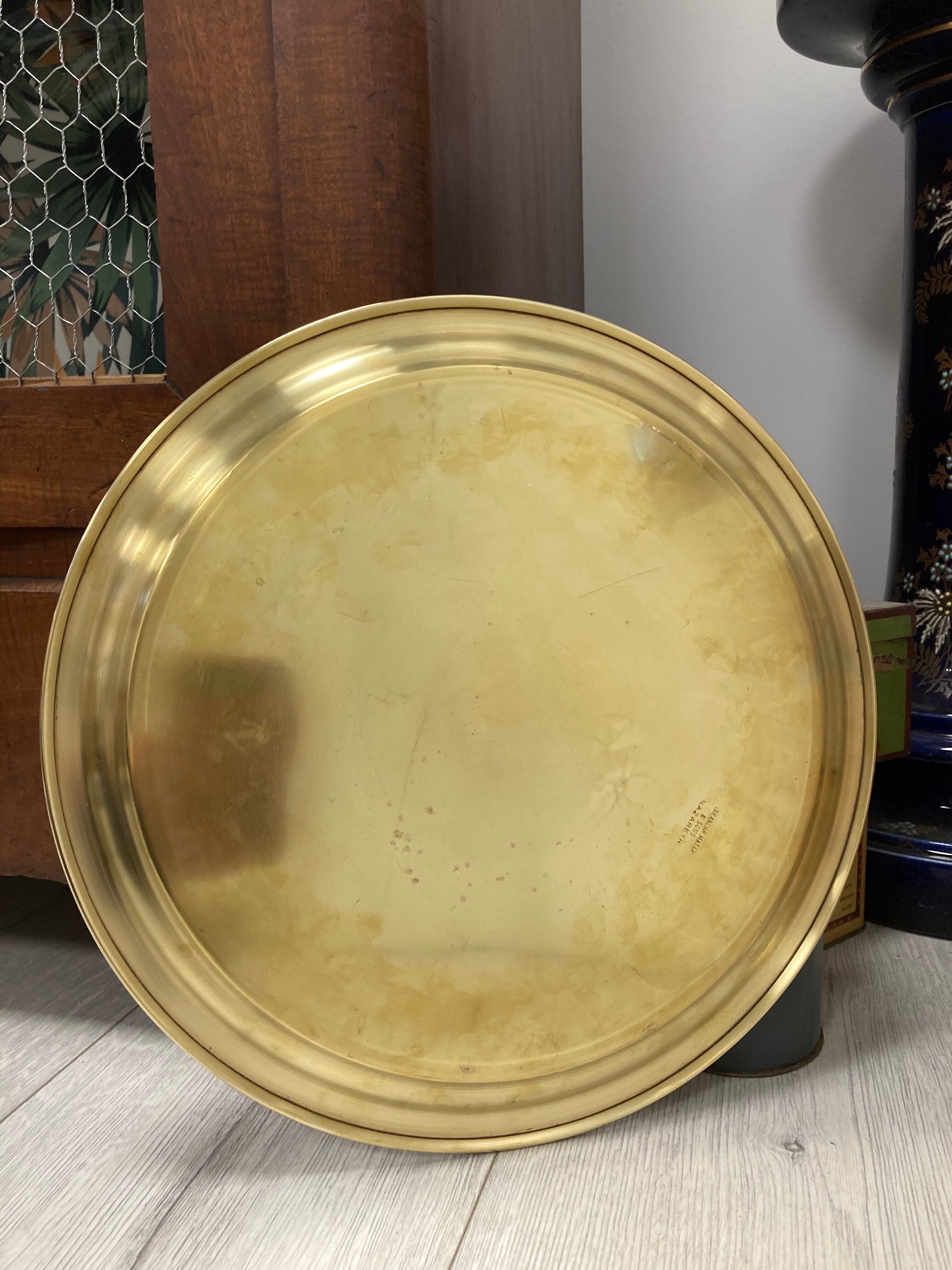 Vintage gold platter
