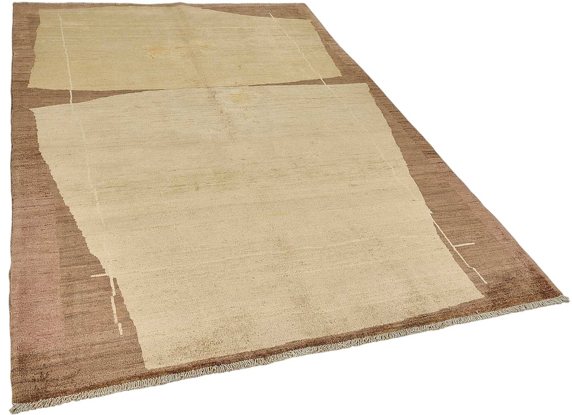 Tapis Oushak en laine noué à la main turc 163 cm x 237 cm