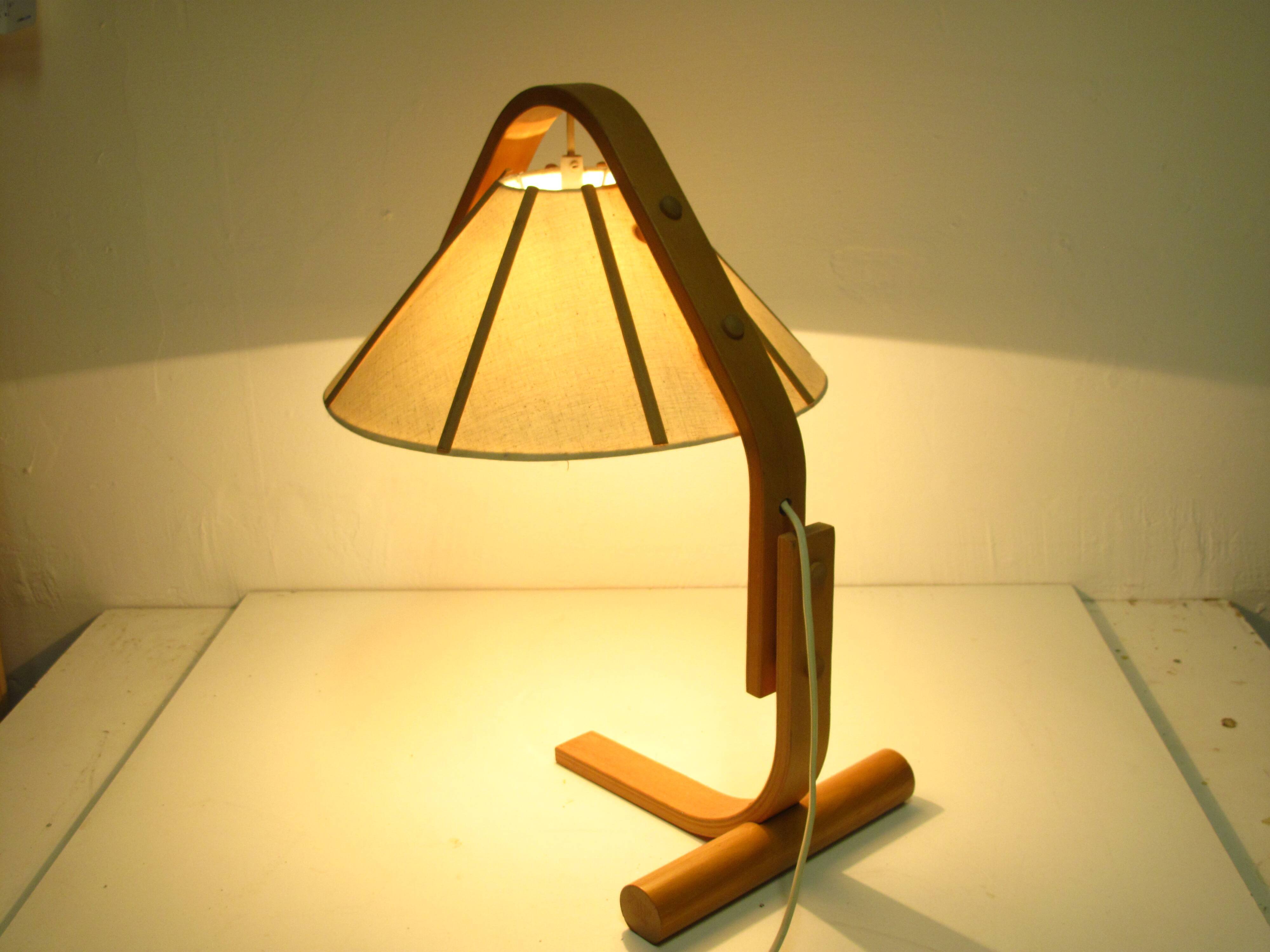 Jan Wickelgren scandinavian table lamp Sweden 70s