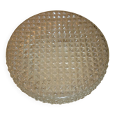Globe for vintage diamond tip glass ceiling light