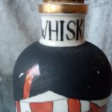 Designer porcelain whisky bottle hand-decorated signed su re da made in spain 9/17