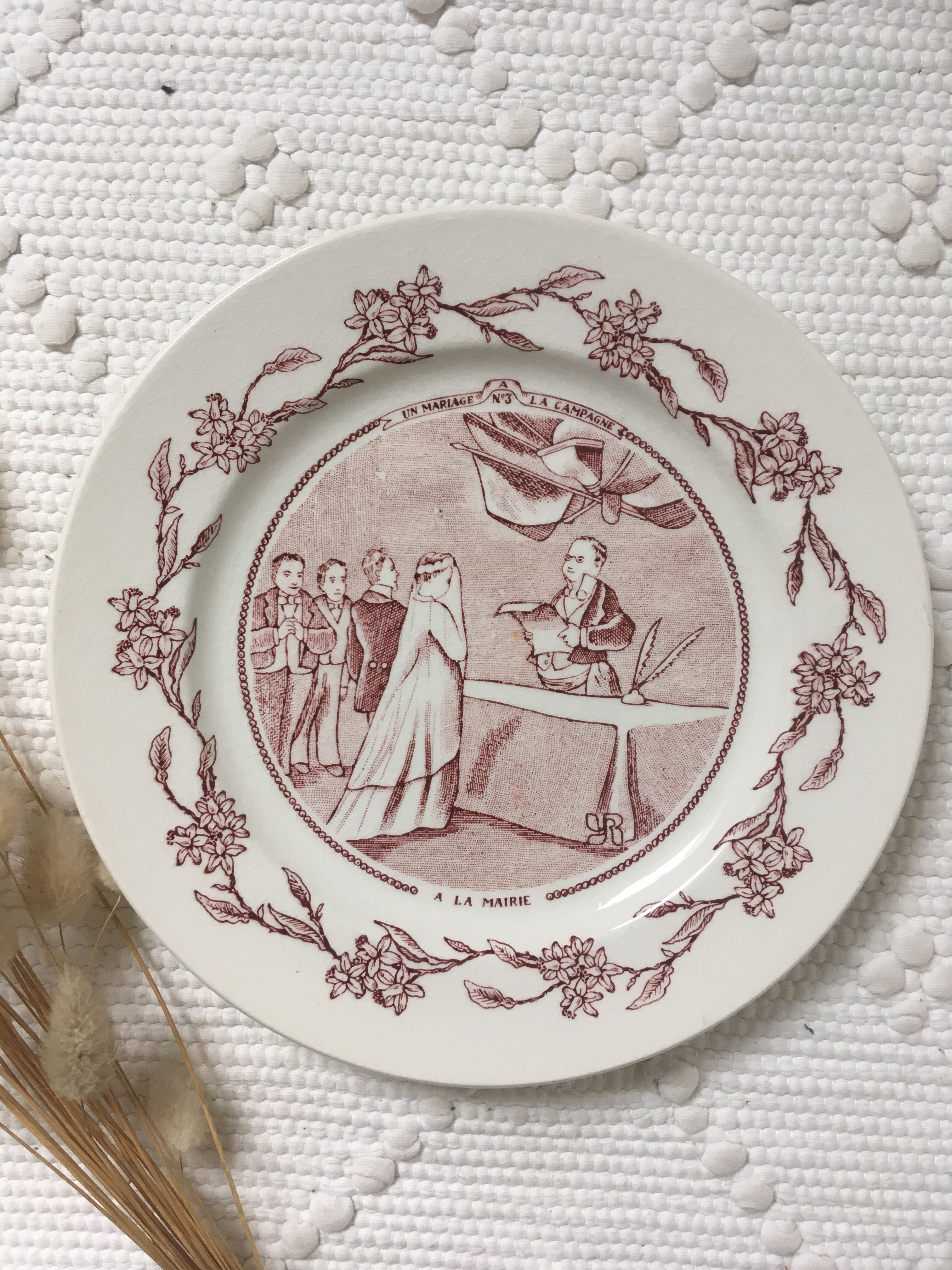 Talking plates "wedding"
