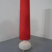 Floor lamp with illuminated glass stand from Doria Leuchten, 1960s.
