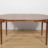Mid-Century Teak Dining Table and Chairs Set by Hans Olsen for Frem Røjle, Denmark, 1950s, Set of 5