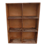 Etagères à casiers vintage en bois