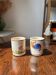 2 1950s Puglia Rooster Cups