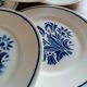 Set de 6 assiettes en faience vintage