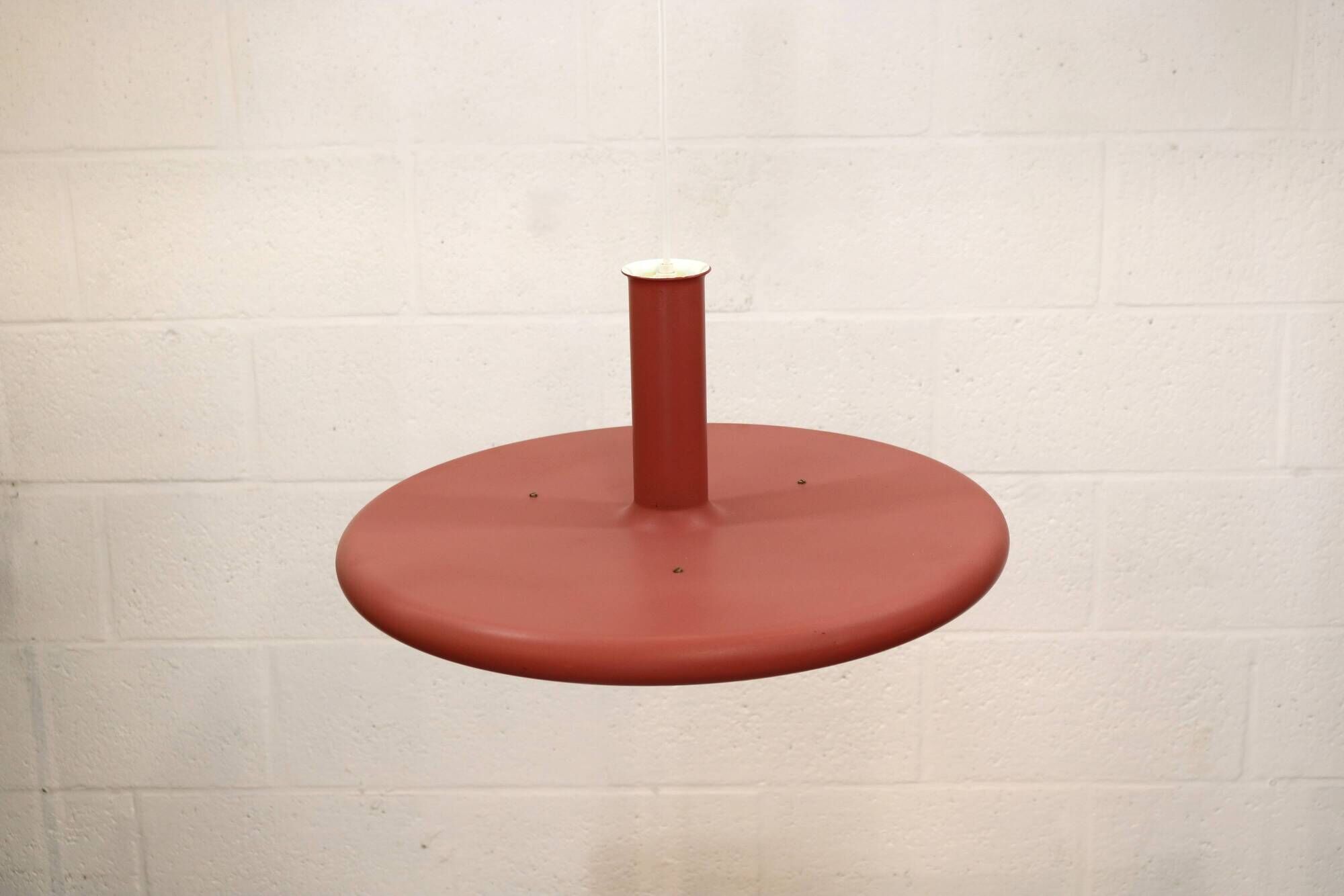 Pink XL Fog & Morup Optima Pendant Lamp: Hans Due Design, Denmark 1970s