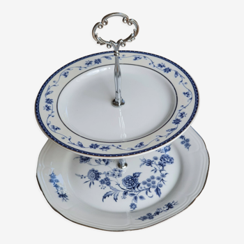 Présentoir 2 niveaux porcelaine de France