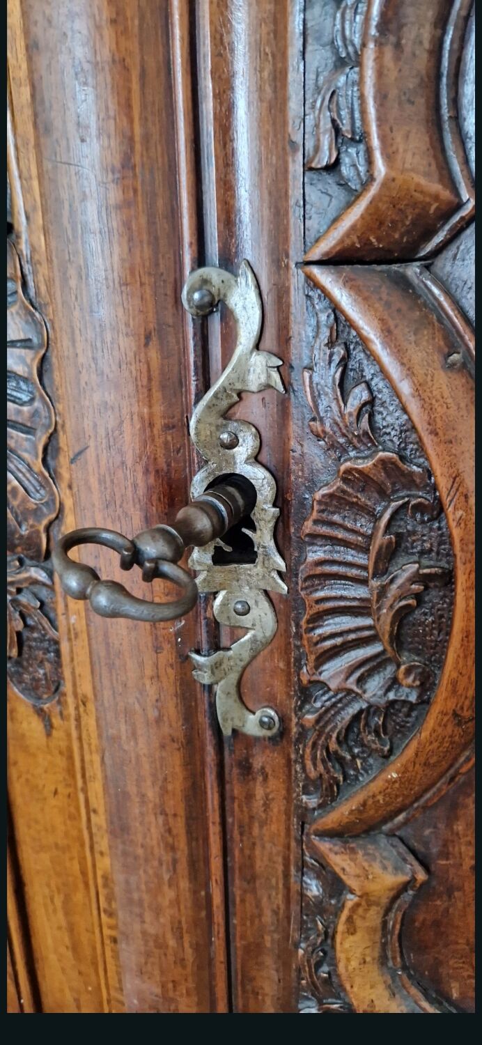 Remarkable Lyonnaise Armoire Louis XV