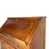 Antique Italian secrétaire in solid walnut, 1920s/1930s.