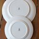 Duo assiette plate & dessert Royal Doulton Oxford Green, Bone China