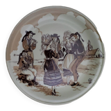 Assiette porcelaine Castelroux ( Danse )
