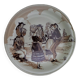 Castelroux porcelain plate (Dance)