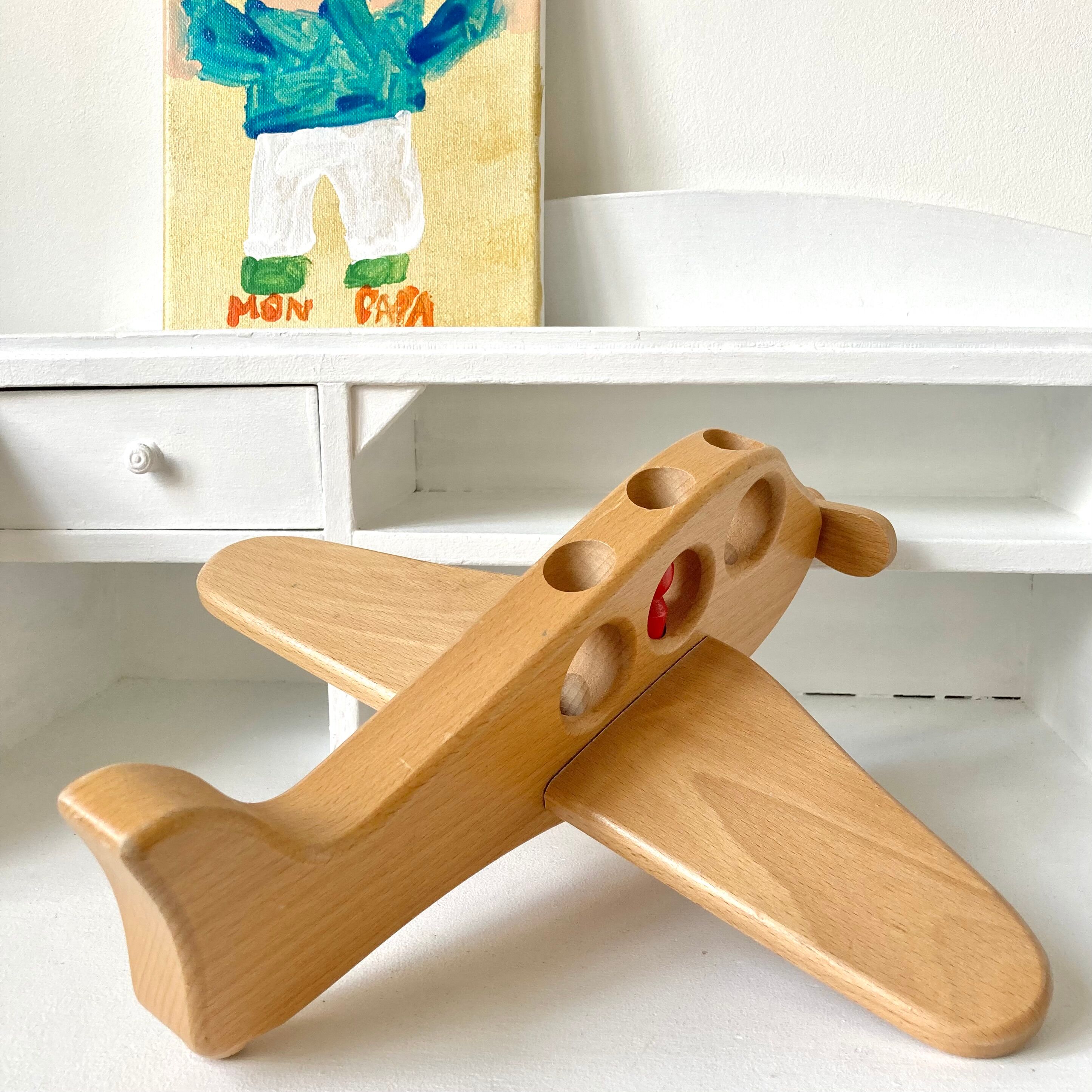 Vintage wooden airplane