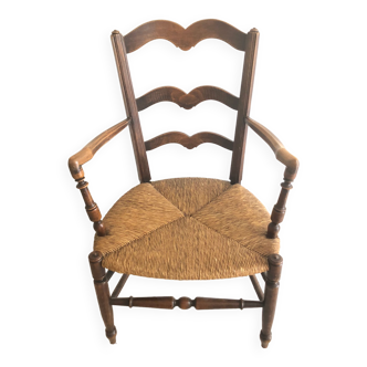 Armchair straw late XIX