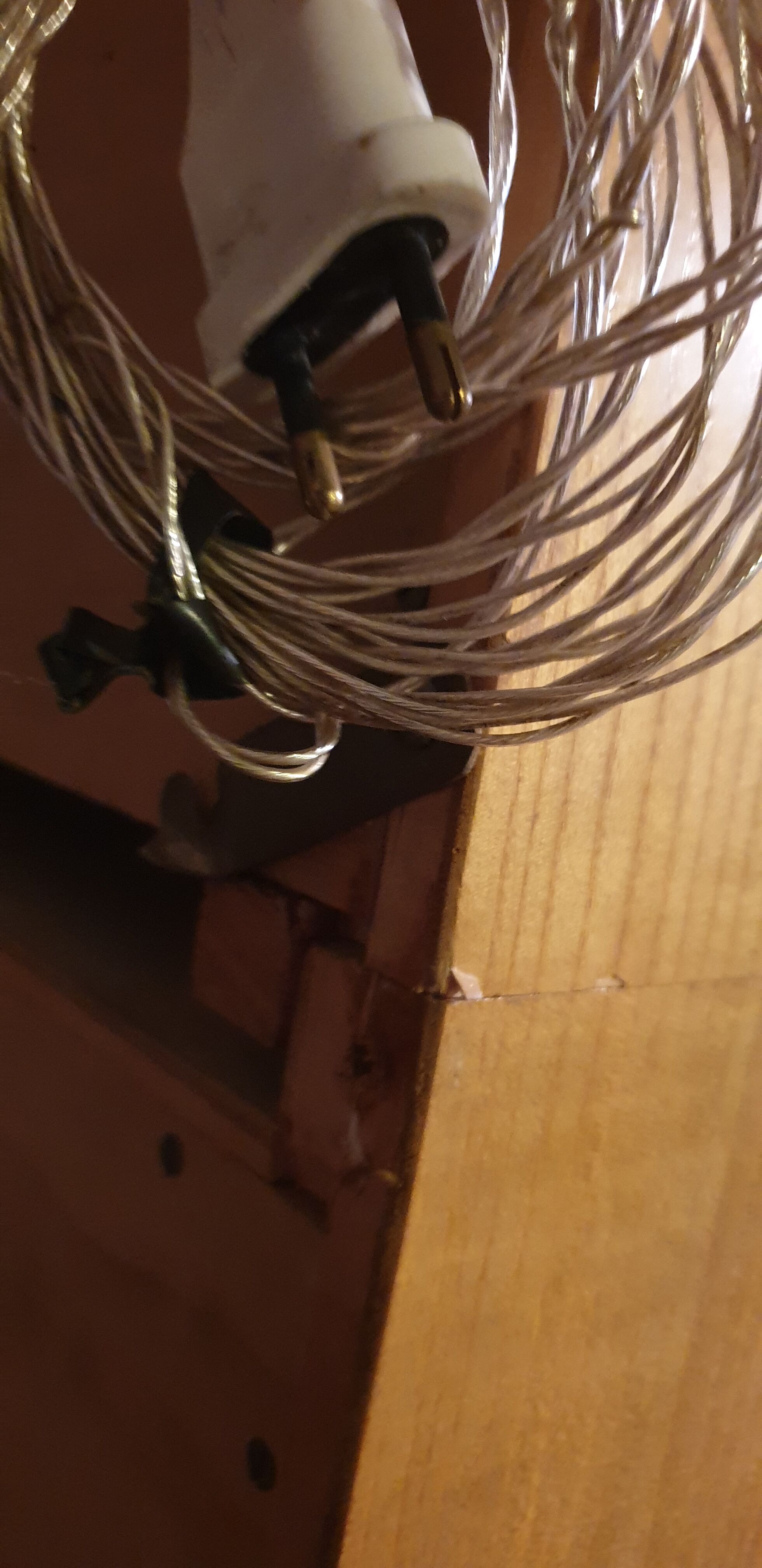 Secretary with vintage flap lamp casserole