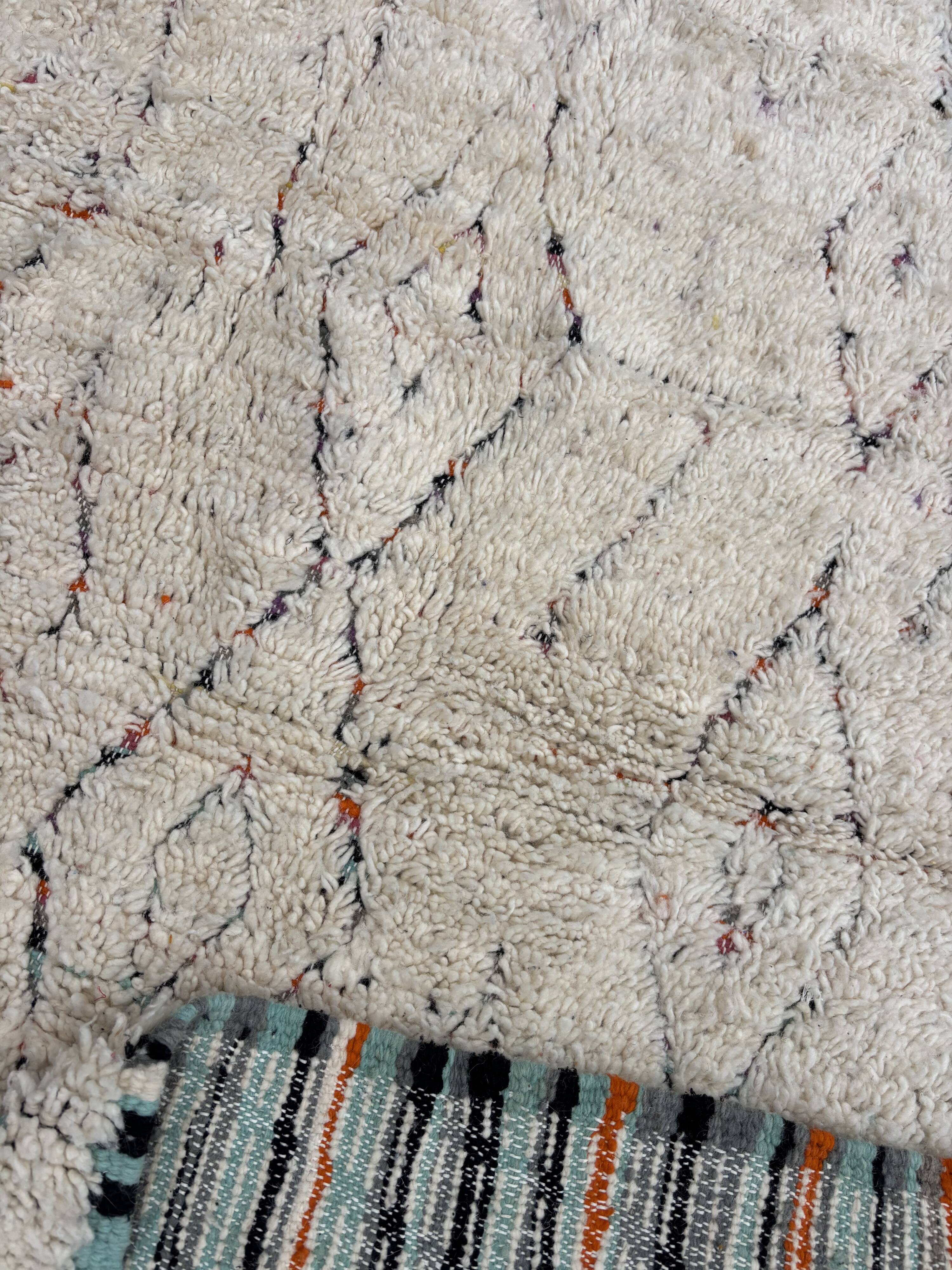 Beni Ouarain Moroccan Rug 160 × 290 cm – Handwoven Berber wool rug