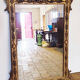 Napoleon III era mirror gilded with gold leaf