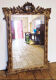 Miroir époque Napoléon III dorée à la feuille d’or