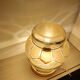 Gold table lamp in Art Deco glasswork