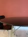 Arne Jacobsen dining set with egg table Model 3603 and chairs, 1960s