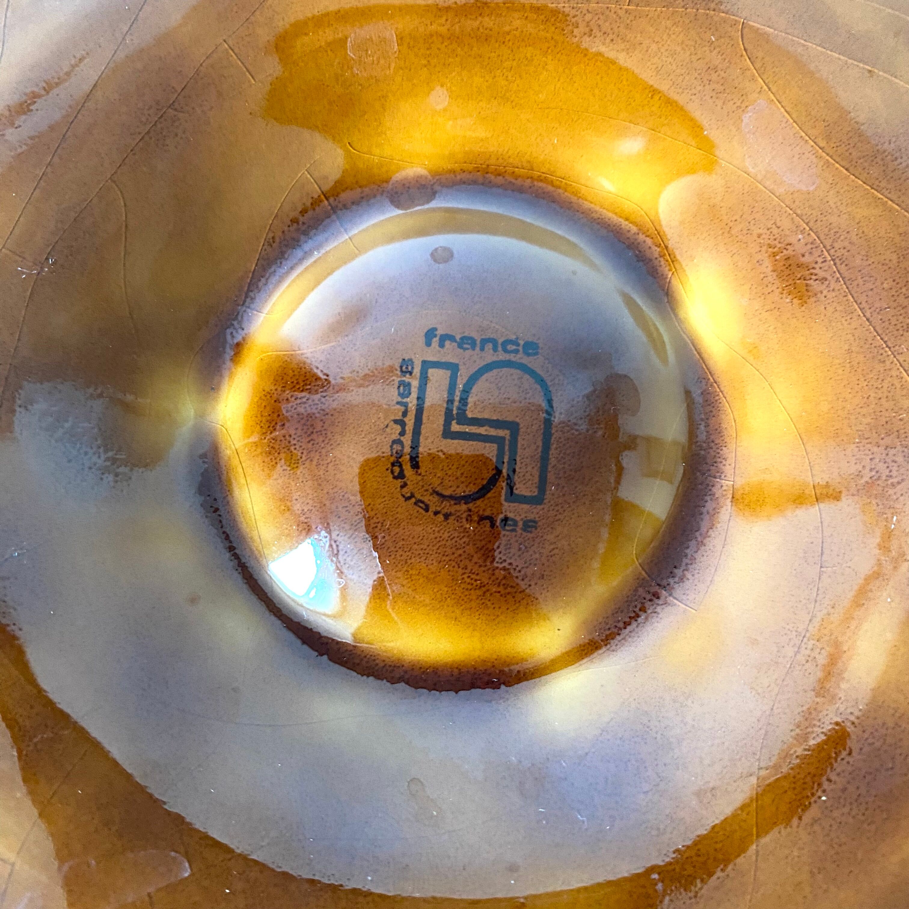 Sarreguemines slurry oyster plates