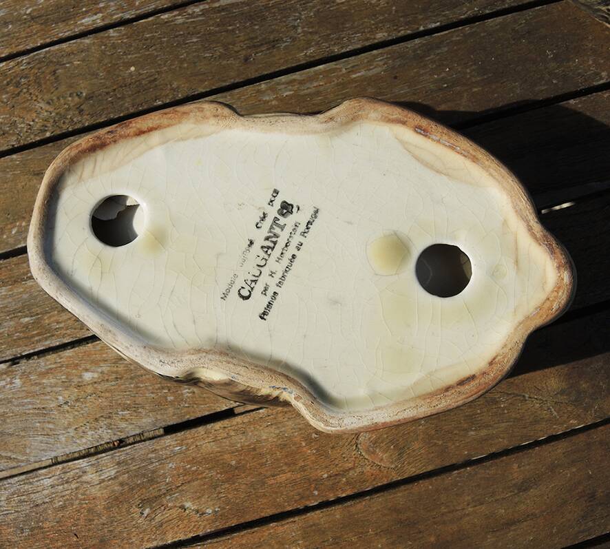 Old Zoomorphic Ceramic Terrine M Caugant: Rabbit