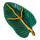 Vallauris ceramic tropical leaf tray, 1950s/1960s