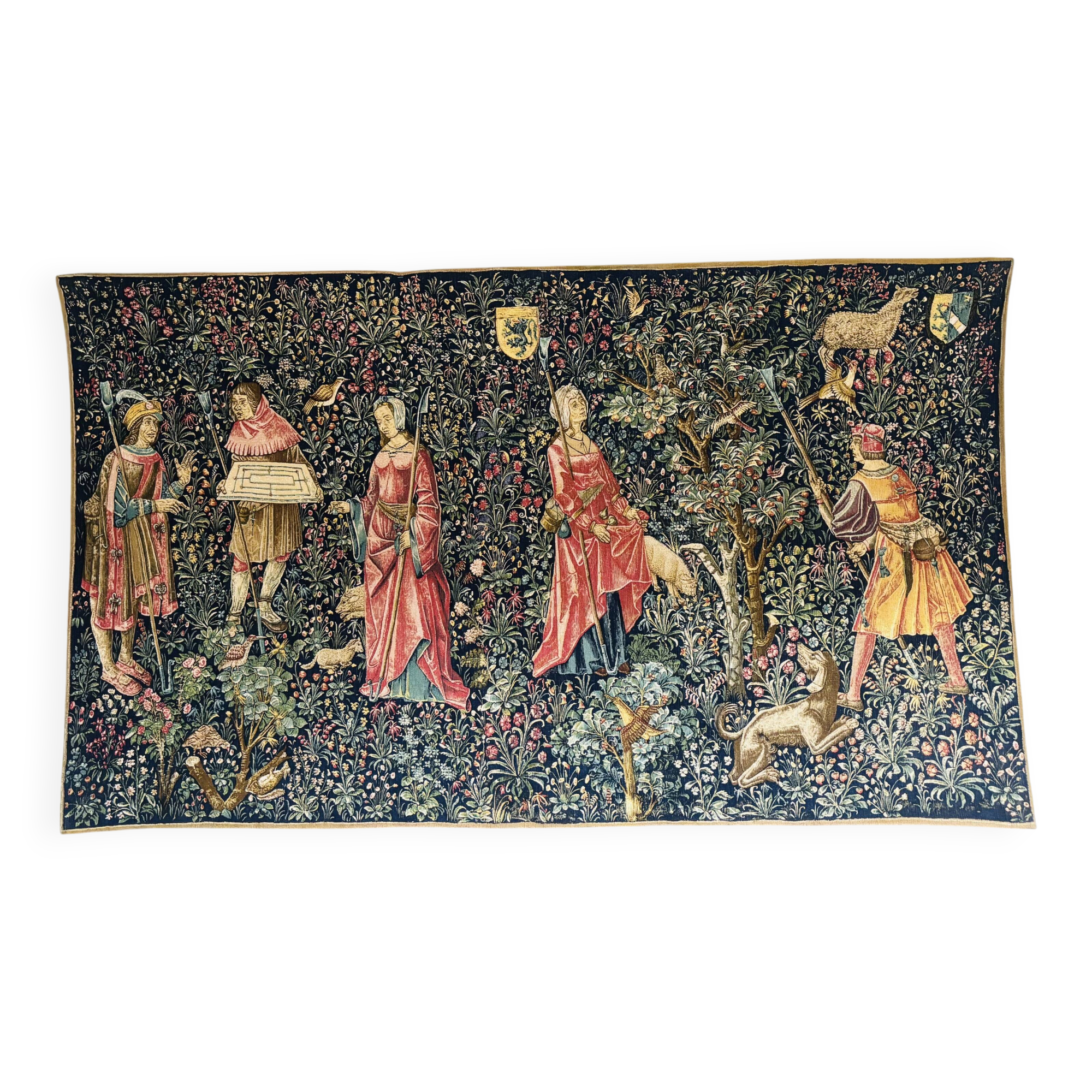 Reproduction Wall Tapestry HAND-WOVEN Fruit Picking XVI LOUVRE