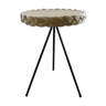 Metal tripod and rattan of the 1960