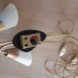 Golden vintage wall light years 50