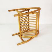 Mid Century Bamboo Newspaper Holder, Germany, 1960s