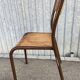 Set of 8 vintage industrial school chairs for communities mullca delagrave