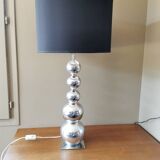 Vintage metal ball lamp from the 80s