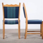 Dining Chairs in Oak by Hennnig Kjærnulf, 1960s, Set of 6