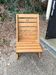 Wooden beach chair
